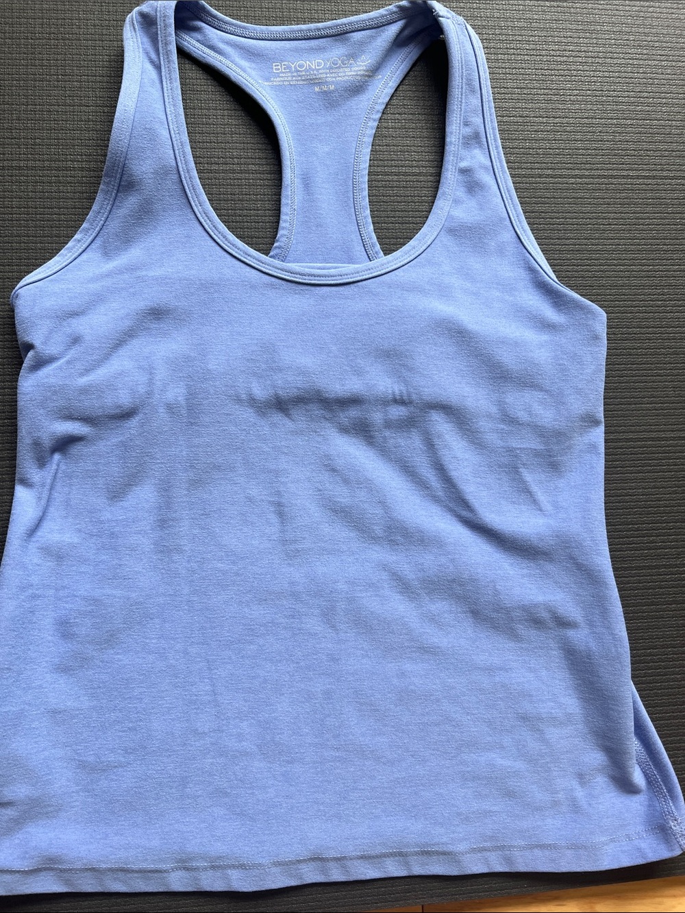 Beyond Yoga Light Periwinkle Racerback Tank